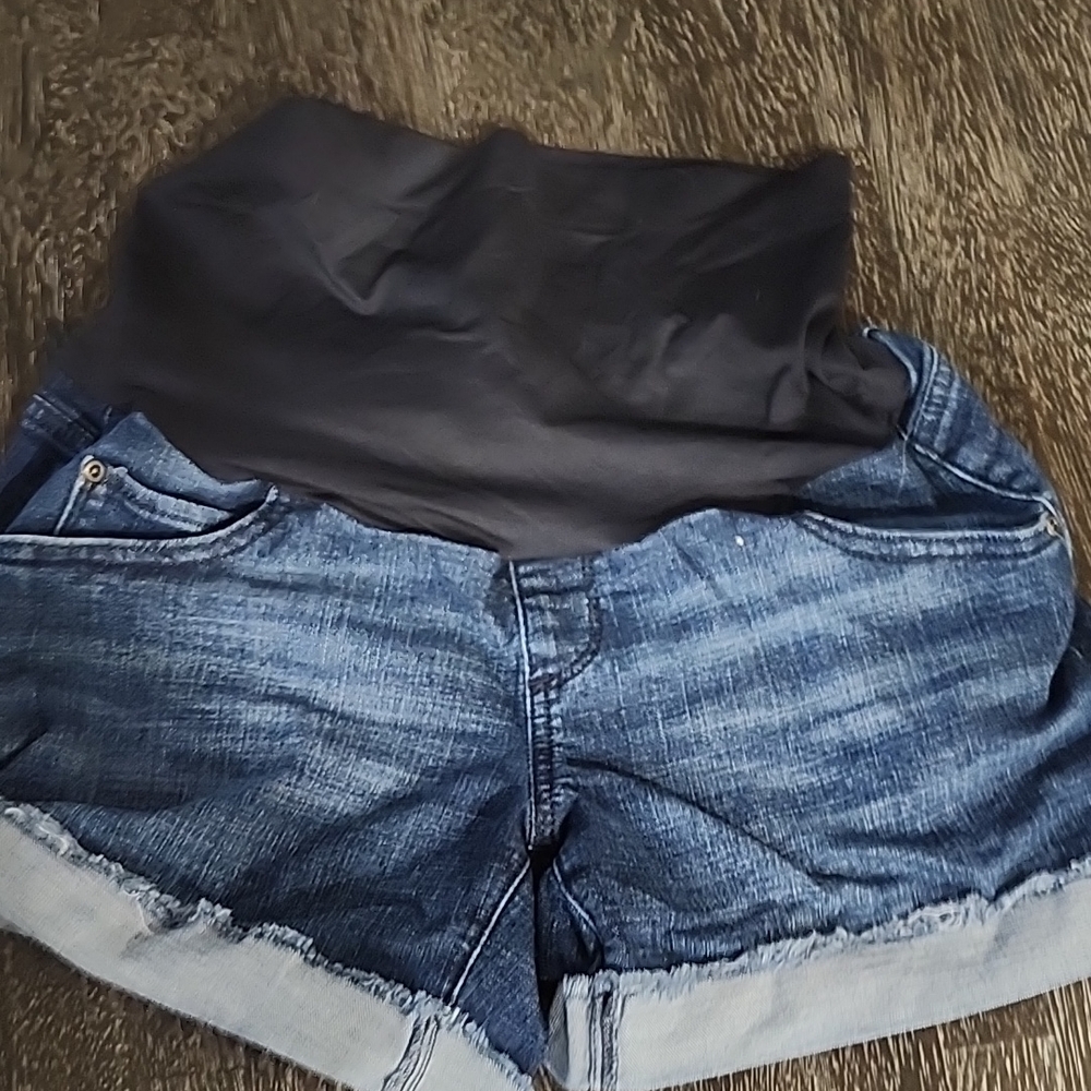 Sonoma High Waist Blue Denim Shorts